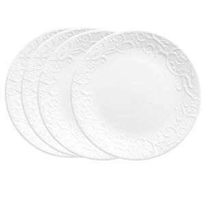 Corelle -  4pk 8.5" Vitrelle Bella Faenza Lunch Plate White